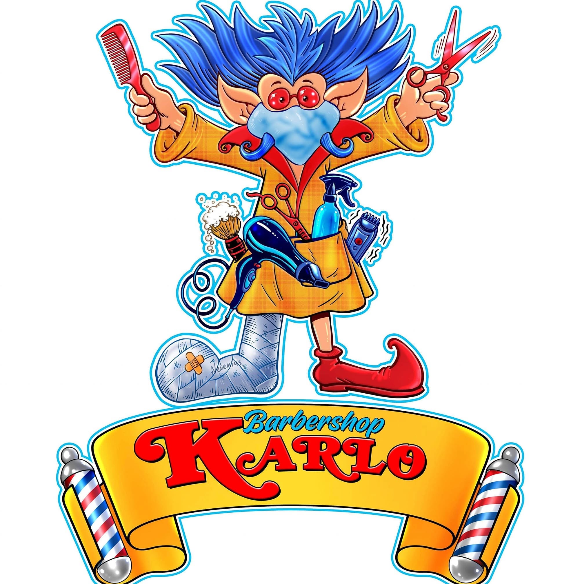 Karlo maskota logo
