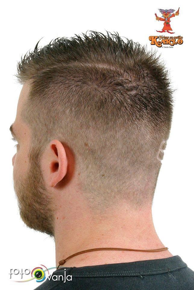 Muško šišanje s čistim bočnim fadom